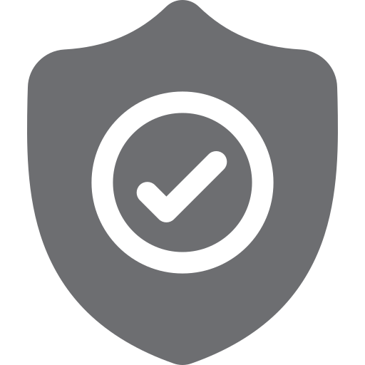 Shield with checkmark inside